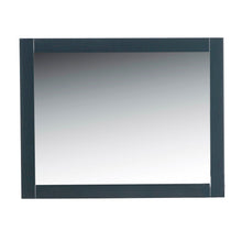 Load image into Gallery viewer, Bellaterra 40 in. Solid Wood Frame Mirror- Dark Gray 7700-40-M-DG, Front Side