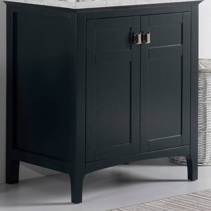 Bellaterra Freestanding 30" Single Vanity in Dark Gray Cabinet Only 77613-DG