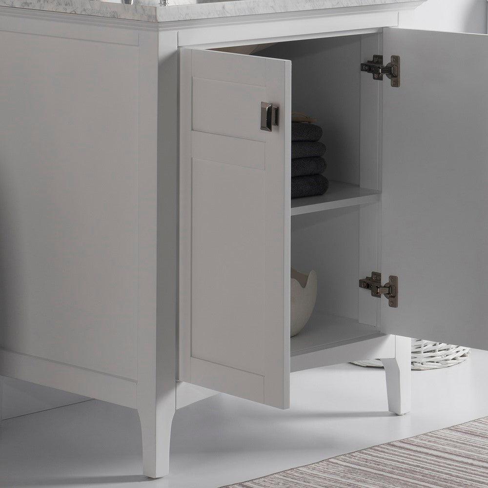 Bellaterra Freestanding 30" Single Vanity in White Cabinet Only 77613-WH