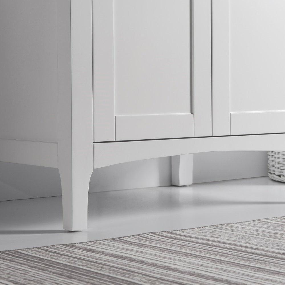 Bellaterra Freestanding 30" Single Vanity in White Cabinet Only 77613-WH