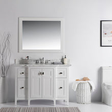 Load image into Gallery viewer, Bellaterra 49&quot; Single Vanity - White Marble Top 77614-DG-WH-WM, White, Front