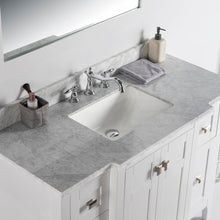 Load image into Gallery viewer, Bellaterra 49&quot; Single Vanity - White Marble Top 77614-DG-WH-WM, White, Basin