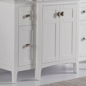 Bellaterra 48" Single Vanity - Cabinet Only 77614-DG-WH, White, Front