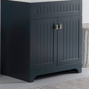 Bellaterra Milani 30" Single Vanity in Dark Gray Cabinet Only 77615-DG