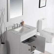 Load image into Gallery viewer, Bellaterra 77615-WH-WM 31&quot; Single Vanity - WHite Marble Top (White)