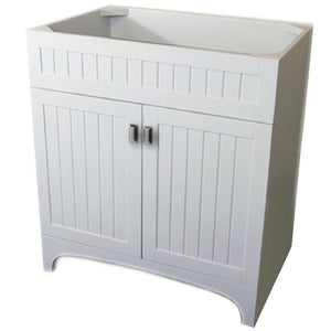 Bellaterra Milani 30" Single Vanity in White Cabinet Only 77615-WH