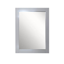 Load image into Gallery viewer, Bellaterra 23&quot; Wood Frame Mirror in L/Grey 800600-23-M-LG , Front