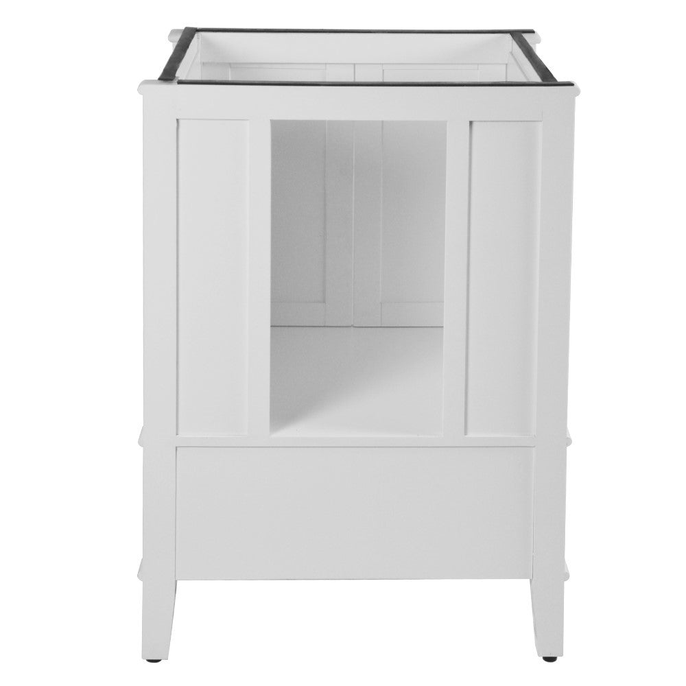 Bellaterra 25" Wood Single Vanity with Quartz Top 800631-25-WH (White)