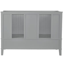 Load image into Gallery viewer, Bellaterra 49&quot; Double Vanity with Quartz Top 800631-49D-LG-WH, Gray, Backside