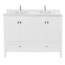 Load image into Gallery viewer, Bellaterra 49&quot; Double Vanity with Quartz Top 800631-49D-LG-WH, White, Front