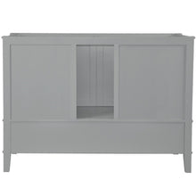 Load image into Gallery viewer, Bellaterra 49&quot; Single Vanity with Quartz Top 800631-49S-LG-WH, Gray, Backside