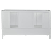 Load image into Gallery viewer, Bellaterra 61&quot; Double Vanity with Quartz Top 800631-61D-LG-WH, White, Backside