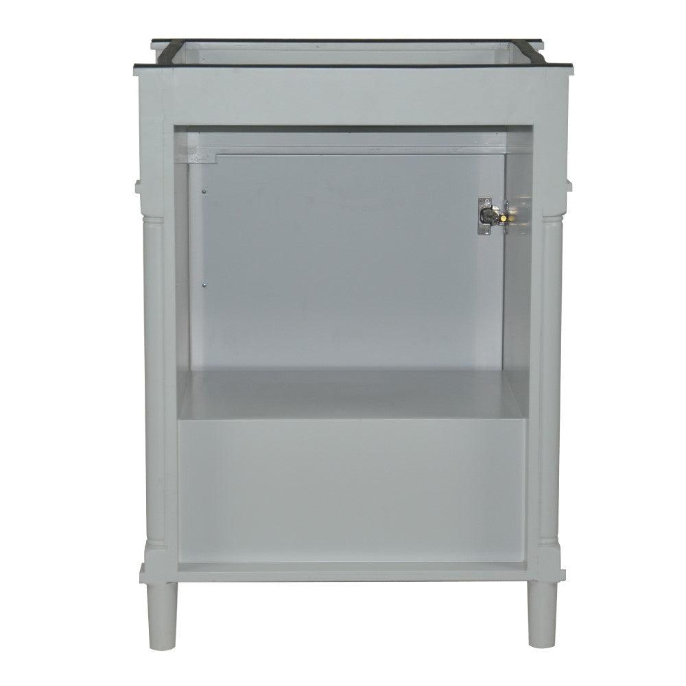 Bellaterra 800632-24BL-LG 24" Single Vanity with White Carrra Marble Top
