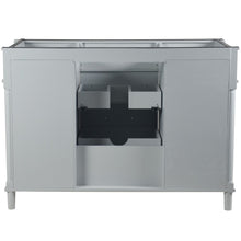 Load image into Gallery viewer, Bellaterra 48&quot; Single Vanity with White Carrara Marble Top 800632-48SBN, Gray, Backside