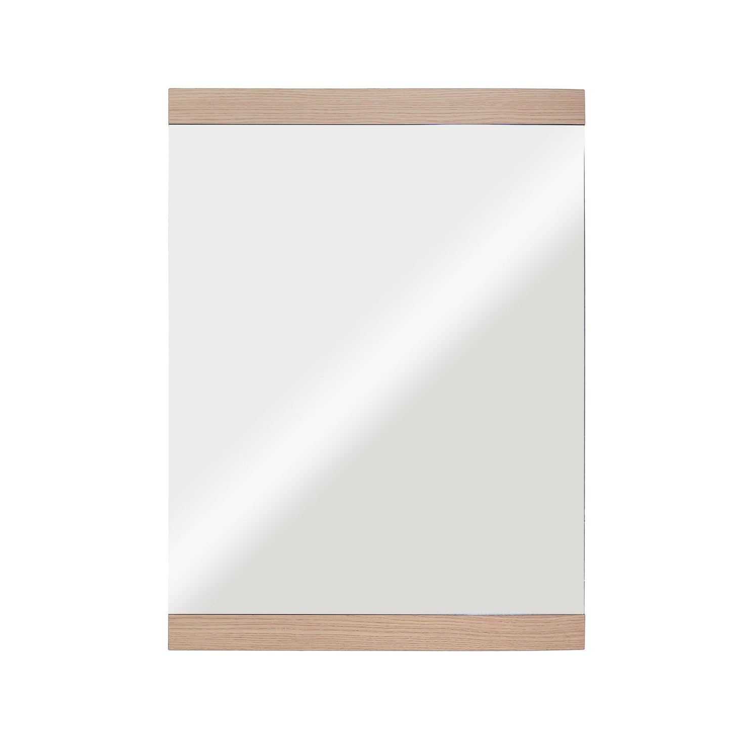 24" Rectangular Framed Mirror, Neutral