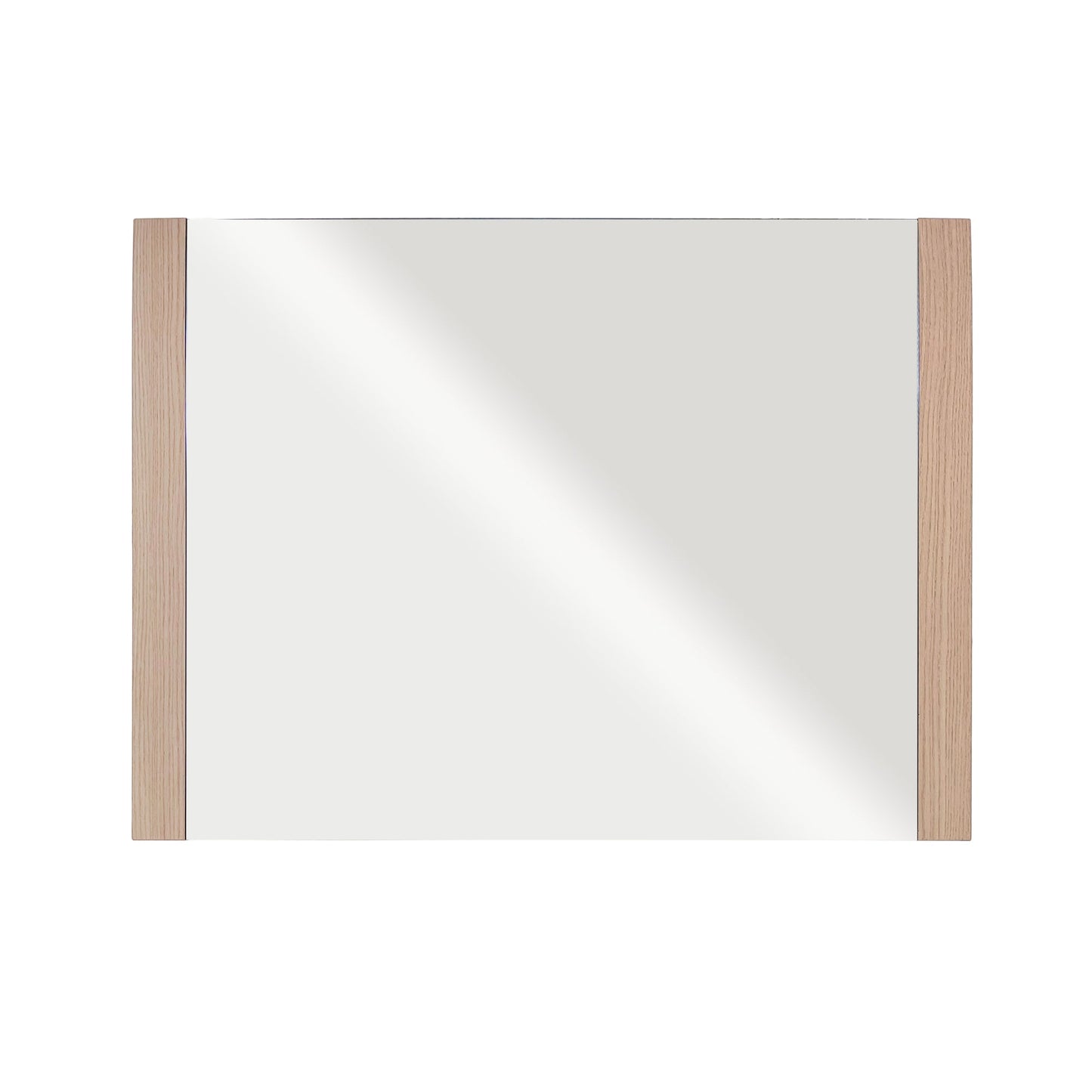 24" Rectangular Framed Mirror, Neutral