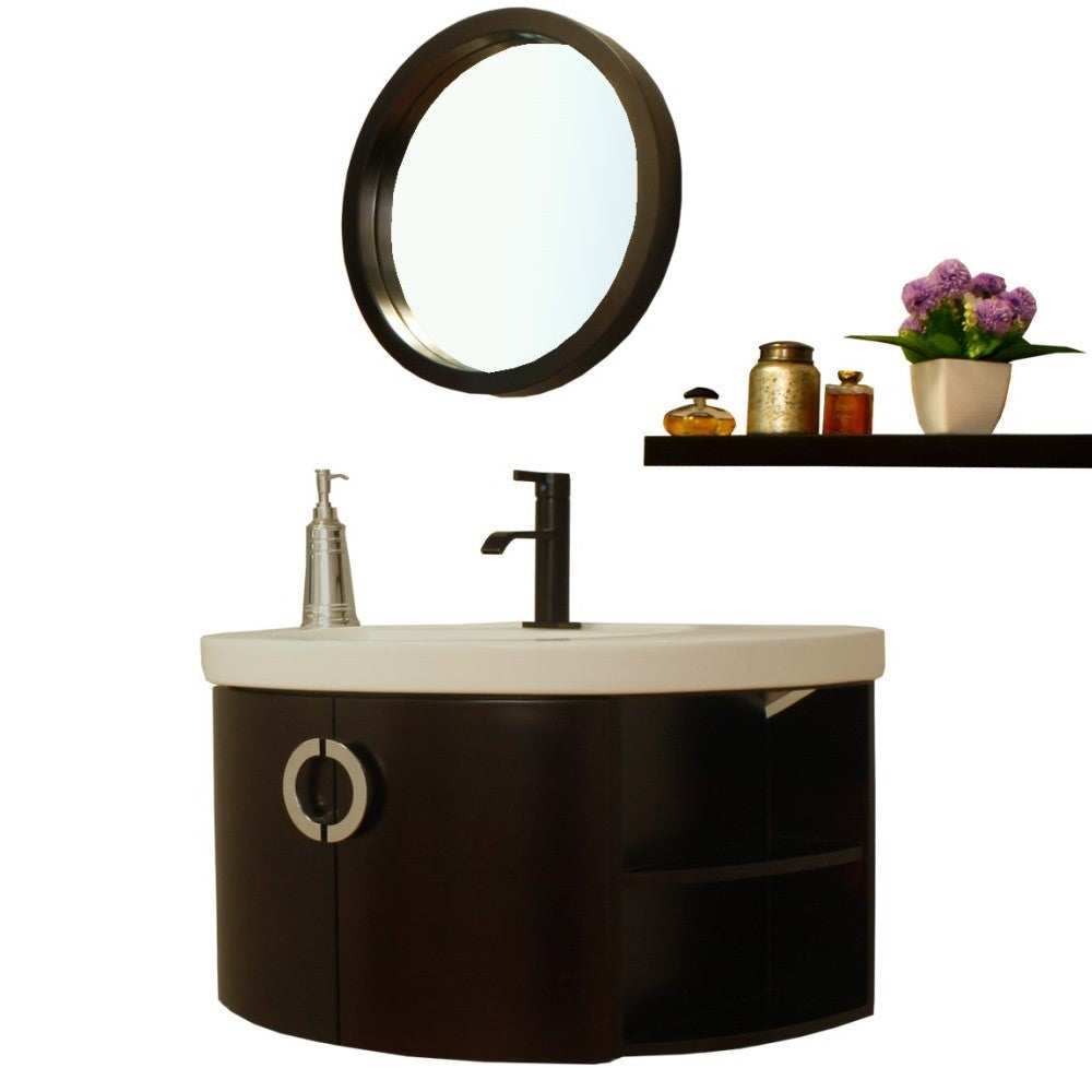 Bellaterra 34 in Single Vanity-Wood-Espresso 804338-EB-ES