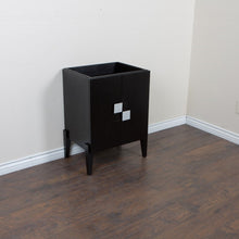 Load image into Gallery viewer, Bellaterra 25&quot; Wood Single Sink Vanity 804366-BL (Black)