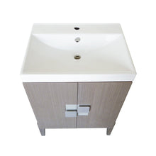 Load image into Gallery viewer, Bellaterra 25&quot; Wood Single Sink Vanity 804366-GY (Gray)