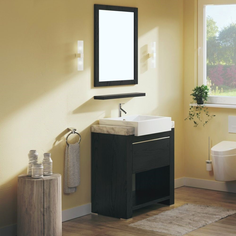 Bellaterra Black Oak Freestanding 30” Single Sink Vanity 804375A-30-BL