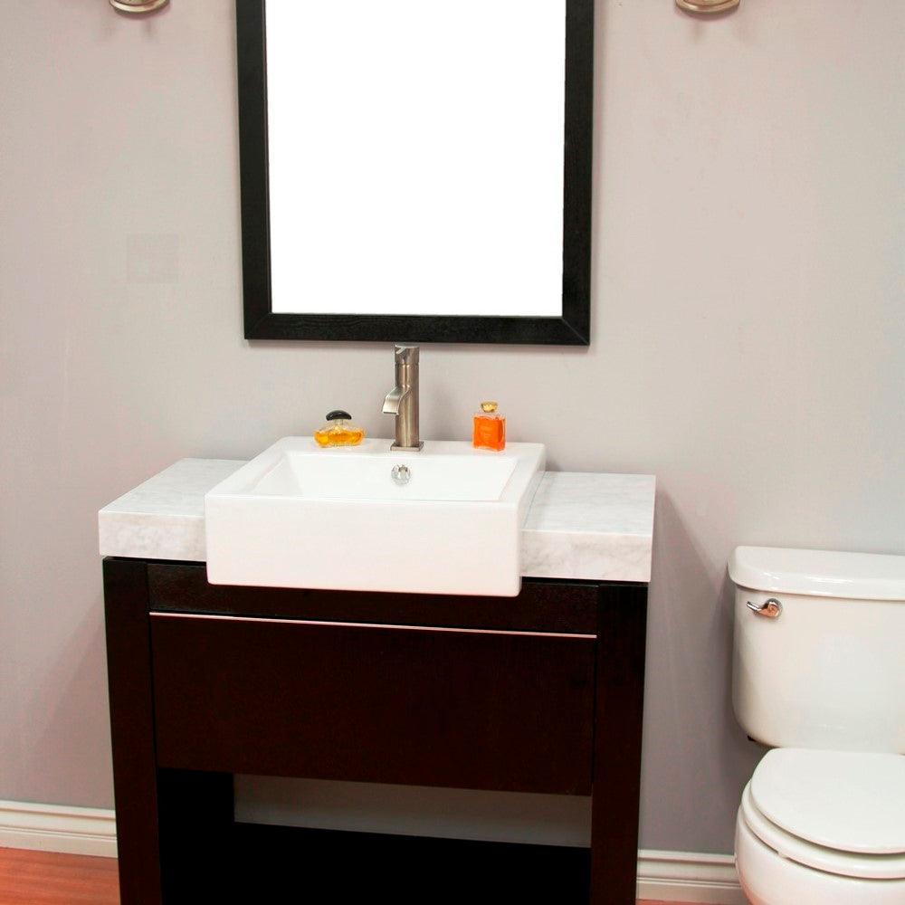 Bellaterra 804375A-36-BL 36 In. Single Sink Vanity - Side View