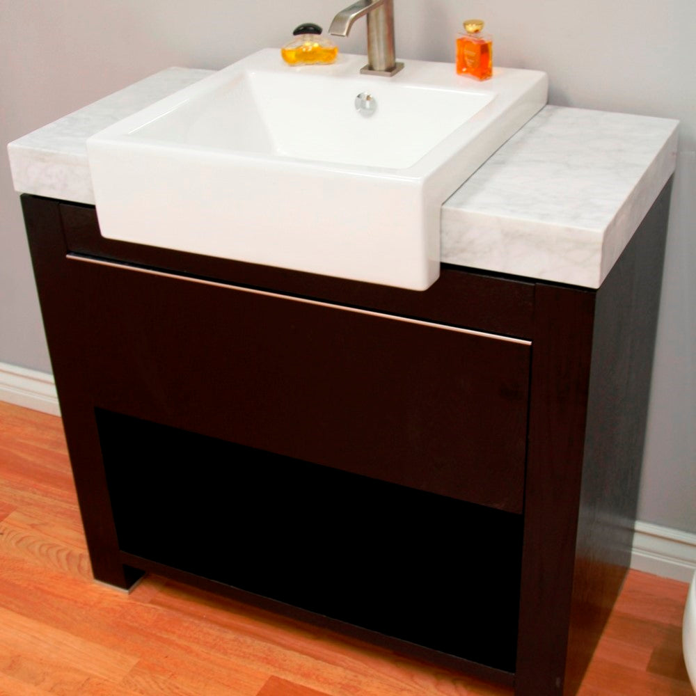 Bellaterra 804375A-36-BL 36 In. Single Sink Vanity - Front