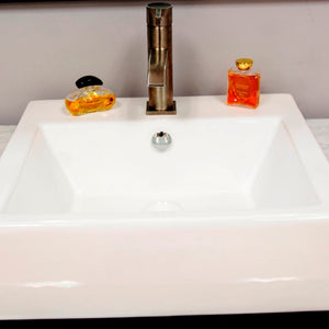 Bellaterra 48 In. Single Sink Vanity - Black Oak 804375A-48-BL, Basin