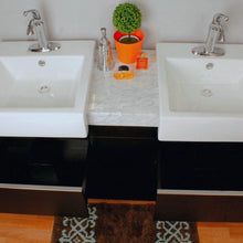 Load image into Gallery viewer, Bellaterra 57.75 in Double Sink Vanity-Wood-Black 804375A-BL, Double Sink