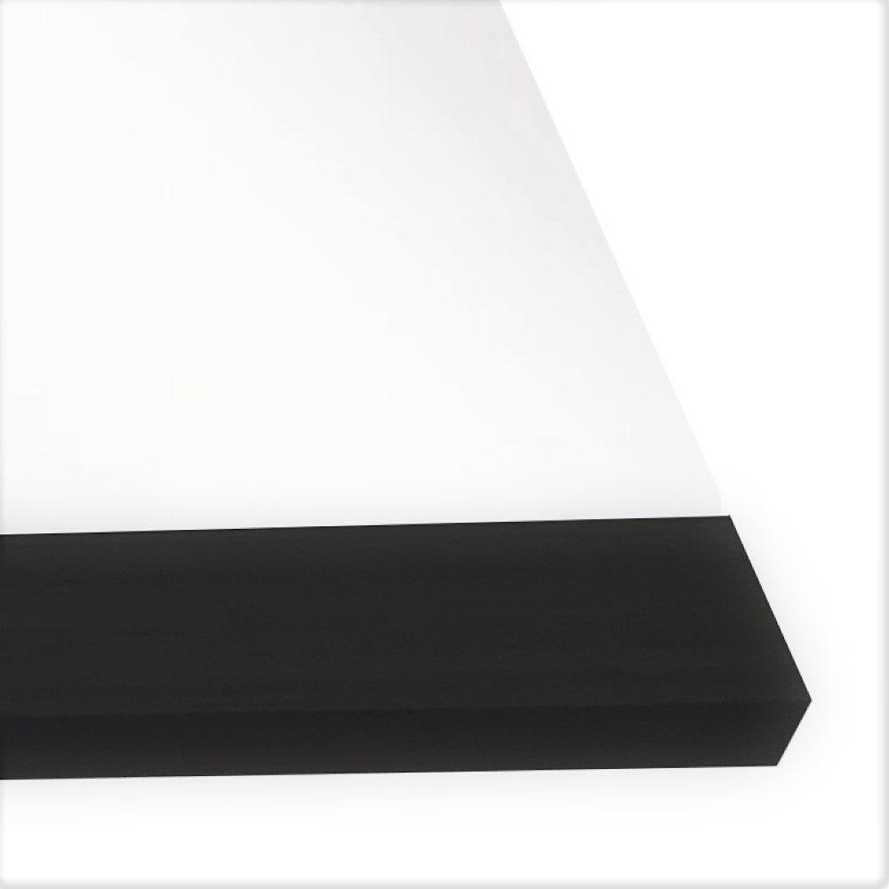 Bellaterra 37.4 in Mirror-Black-Wood 804380-MIR-BL, Corner