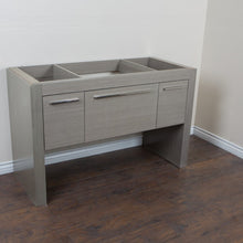 Load image into Gallery viewer, Bellaterra 55.3 in Single Sink Vanity 804380, Gray / Creama Marfil / Rectangle