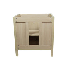 Load image into Gallery viewer, 31.5&quot; Single Sink in Neutral Wood finish Vanity, back