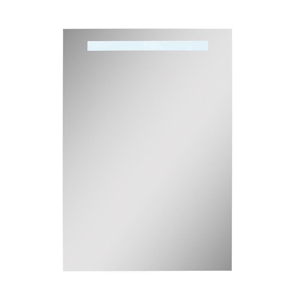 Bellaterra 20 in. Rectangular LED Illuminated Mirrored Medicine Cabinet, Front