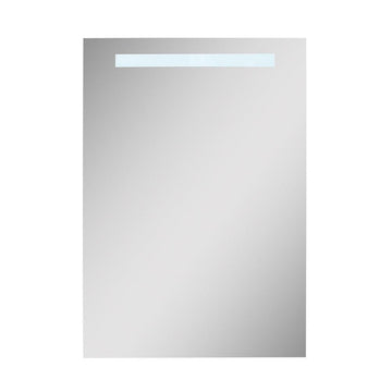 Bellaterra 20 in. Rectangular LED Illuminated Mirrored Medicine Cabinet, Front