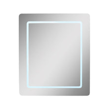 Load image into Gallery viewer, Bellaterra 24 in. Rectangular LED Illuminated Mirrored Medicine Cabinet 808082-MC, Front