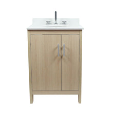 Load image into Gallery viewer, 25&quot; Single Vanity with White Quartz And Oval Sink