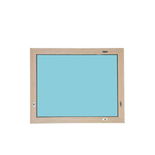 Load image into Gallery viewer, Rectangle Framed Mirror, Neutral, back