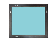 Load image into Gallery viewer, Rectangle Framed Mirror, Dark Gray, back
