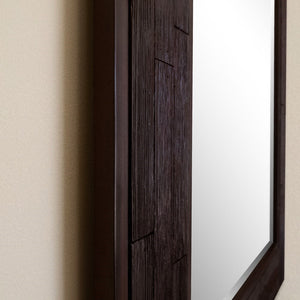 Bellaterra 29 in. Rectangle Wood Frame Mirror 808208-M, Frame 