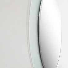 Load image into Gallery viewer, Bellaterra 23 in. Oval Frosted Frame Mirror 808301-M, Sideview