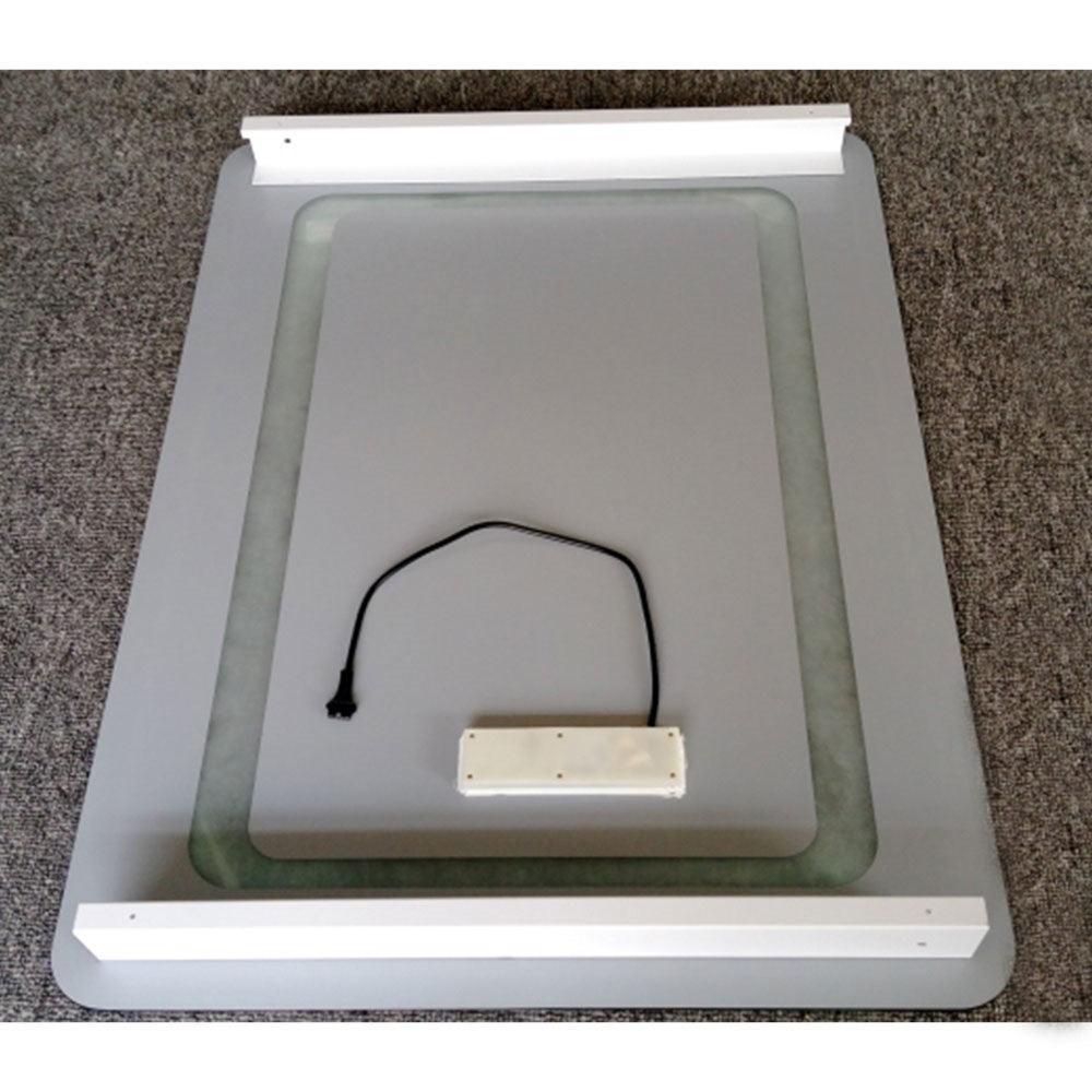 Bellaterra 24 in. Rectangular LED Bordered Illuminated Mirror with Bluetooth Speakers 808485-M-24, Backside