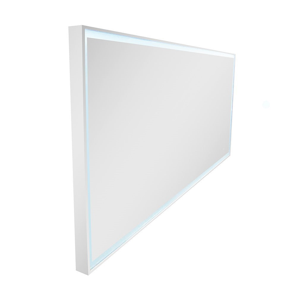 Bellaterra 59 in. Rectangular LED Illuminated Mirror 808809-M, Sideview