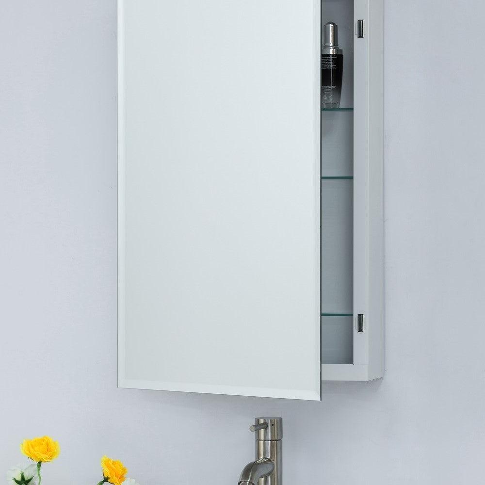 Bellaterra 20.25 in. Mirrored Medicine Cabinet 808909A-MC, Open