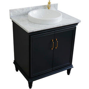 Bellaterra 31" Wood Single Vanity w/ Counter Top and Sink 400800-31-DG-WMRD