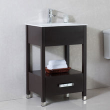 Load image into Gallery viewer, Bellaterra 9001-24-ES-SET 24 in Single Sink Vanity-Manufactured Wood-Espresso