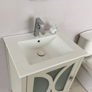 Bellaterra 9005-24-LG 24 in Single Sink Vanity-Manufactured Wood