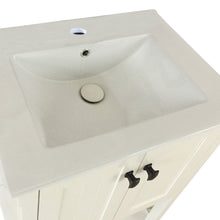 Load image into Gallery viewer, Bellaterra 24 in Single Sink Vanity-Manufactured Wood 9006-24-SW-WH