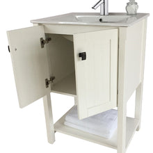 Load image into Gallery viewer, Bellaterra 24 in Single Sink Vanity-Manufactured Wood 9006-24-SW-WH