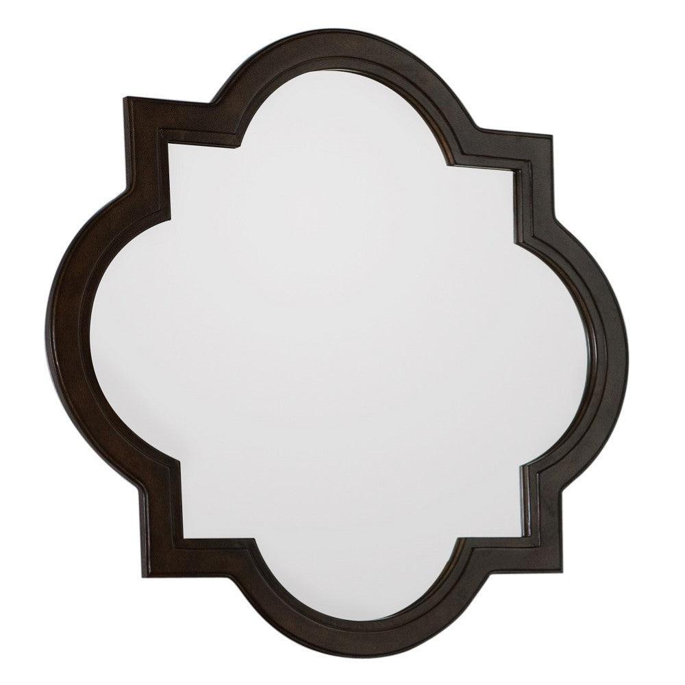 Bellaterra 31 in Framed Mirror Walnut 9907-M-SW