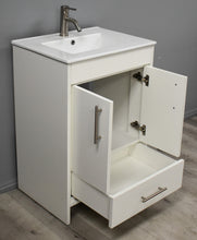 Load image into Gallery viewer, Volpa USA Pacific 24&quot; Modern Soft White Bathroom Vanity MTD-3124W-14 AO