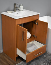 Load image into Gallery viewer, Volpa USA Pacific 24&quot; Modern Honey Maple Bathroom Vanity MTD-3124HM-14 ASO